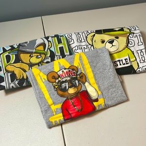 3 short sleeved tees for boys